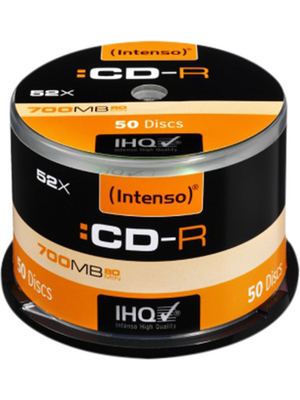 Intenso - 1001125 - CD-R 700 MB Spindle of 50, 1001125, Intenso