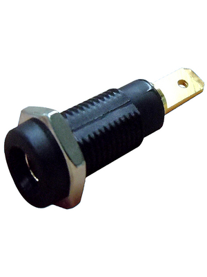 K & H - KPG-4A BLACK_N - Laboratory socket ? 4 mm black N/A, KPG-4A BLACK_N, K & H