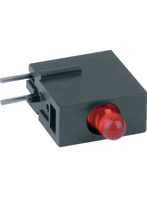 Mentor - 1808.2031 - PCB LED 3 mm round red standard, 1808.2031, Mentor