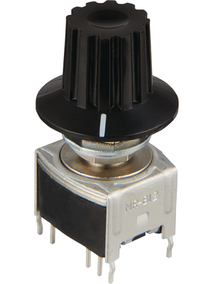 NKK - AT433 - Knob black, AT433, NKK