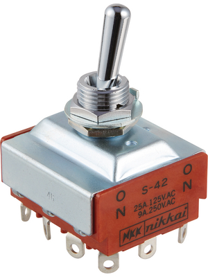 NKK - S42 - Toggle switch on-on 4P, S42, NKK