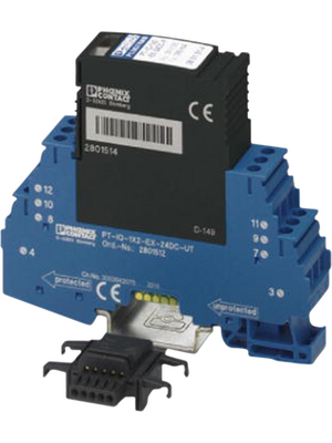 Phoenix Contact - PT-IQ-1X2-EX-24DC-UT - Surge protection device 0.35 A Screw connection, PT-IQ-1X2-EX-24DC-UT, Phoenix Contact
