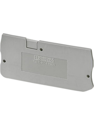Phoenix Contact - D-PT 1,5/S-TWIN-MT-0,8 OG - End plate, orange, D-PT 1,5/S-TWIN-MT-0,8 OG, Phoenix Contact
