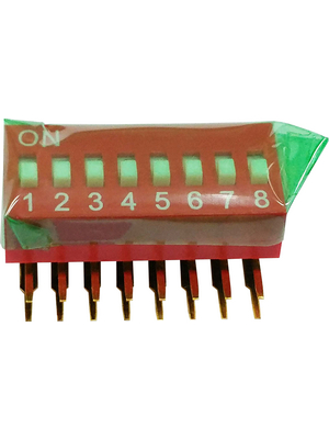 RND Components - RND 210-00182 - DIP switch 8P, RND 210-00182, RND Components