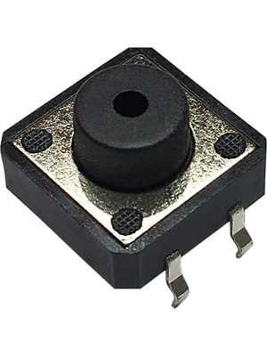 RND Components - RND 210-00202 - PCB Tactile Switch  PCB 12 VDC 50 mA Through Hole THT, RND 210-00202, RND Components