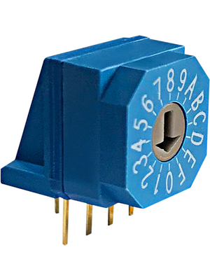 RND Components - RND 210-00132 - PCB coding switch HEX 4+1, RND 210-00132, RND Components