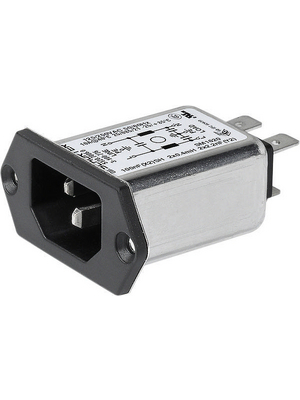 Schurter - 3-100-776 - Power inlet with filter 10 A 250 VAC, 3-100-776, Schurter