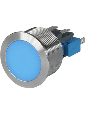 Schurter - 1241.8451 - Vandal-proof push-button switch 19 mm 250 VAC 10 A 1 CO, 1241.8451, Schurter