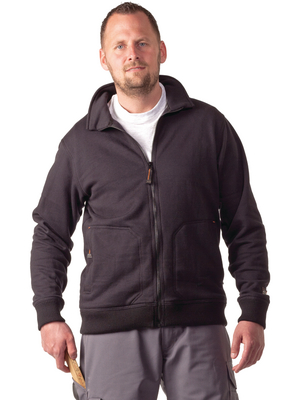 Bjoernklaeder - 933079899-M - Sweatshirt with Full Zip black M, 933079899-M, Bj?rnkl?der