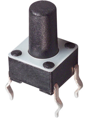 TE Connectivity - 1-1825910-4 - Print key FSM8J 12 VDC 50 mA Through Hole THT black, 1-1825910-4, TE Connectivity