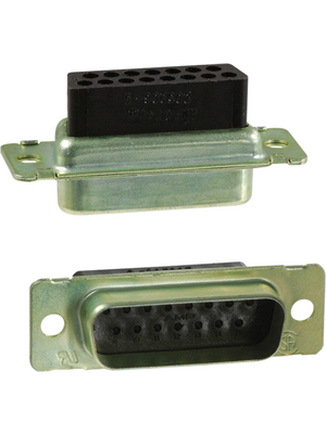 TE Connectivity - 205206-9 - D-Sub plug 15P, Male, 205206-9, TE Connectivity