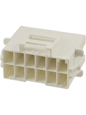 TE Connectivity - 1-1971775-6 - Female Housing Pitch6 mm Poles 2 x 6 Multi row / for panel mount Power Triple Lock, 1-1971775-6, TE Connectivity