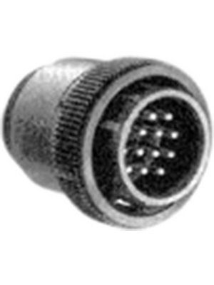 TE Connectivity - 206044-1 - Plug CPC1 Poles=14, accepts male contacts / Free hanging/cable mount, 206044-1, TE Connectivity