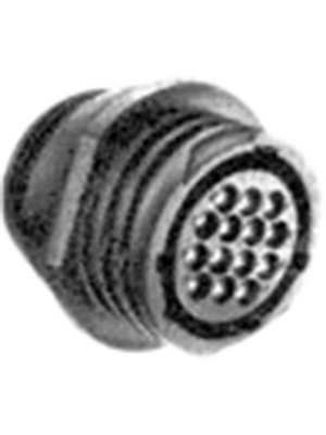 TE Connectivity - 206306-2 - Receptacle CPC1 Poles=37, accepts female contacts / Free hanging/cable mount, 206306-2, TE Connectivity