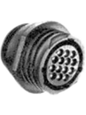 TE Connectivity - 206430-2 - Receptacle CPC1 Poles=4, accepts female contacts / Free hanging/cable mount, 206430-2, TE Connectivity