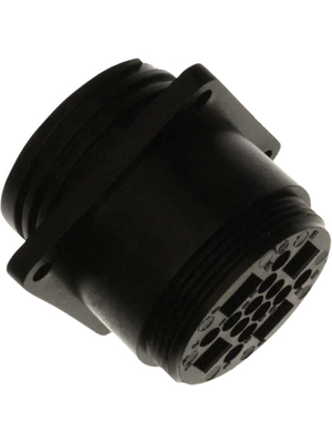 TE Connectivity - 207486-1 - Receptacle CPC4 Poles=16, accepts male contacts / Square Flange, 207486-1, TE Connectivity