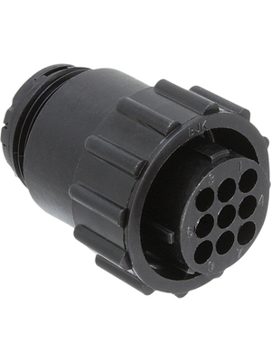 TE Connectivity - 788157-2 - Plug CPC1 Poles=9, accepts female contacts / Free hanging/cable mount / sealed, 788157-2, TE Connectivity