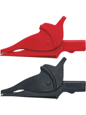 Testo - 0590 0008 - Safety crocodile clips, 0590 0008, Testo