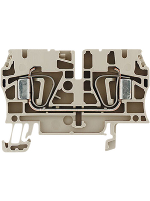 Weidmller - ZDU4 1632050000 - Terminal block beige 0.5...6 mm2, 1632050000, ZDU4 1632050000, Weidmller