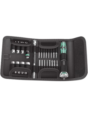 Wera - Kraftform Kompakt Zyklop 1/4" - Zyklop Ratchet Set, Kraftform Kompakt Zyklop 1/4", Wera