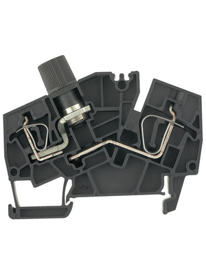 Weidmller - ZSI 6-2 2X2.5/G20 - Fuse terminal Z Series N/A ZSI black, 0.5...2.5 mm2, 1820930000, ZSI 6-2 2X2.5/G20, Weidmller