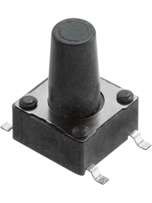 Wrth Elektronik - 430182095816 - Tact Switch SMT 12 VDC 50 mA black, 430182095816, Wrth Elektronik
