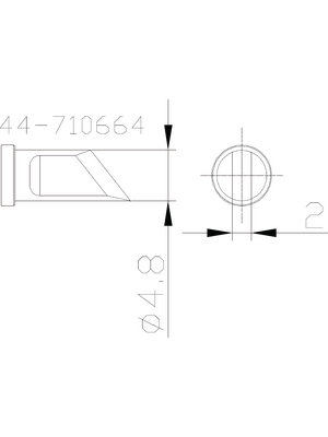 Xytronic - 44-710664 - Soldering tip, 44-710664, Xytronic