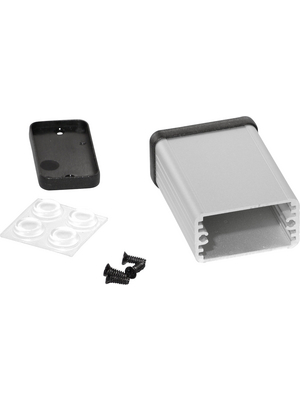 Hammond - 1455D602 - Metal enclosure, clear, 45 x 60 x 25 mm, Aluminium, 1455D602, Hammond