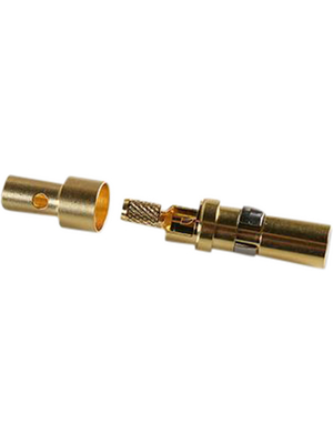 HARTING - 09140006111 - Han Modular Coaxial Contact Female 50 Ohm, 09140006111, HARTING