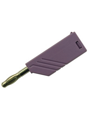SKS Kontakttechnik - LAS N WS VIOLETT / VIOLET - Plug ? 4 mm violet CAT I N/A, LAS N WS VIOLETT / VIOLET, SKS Kontakttechnik