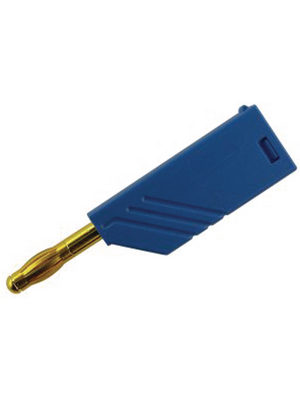 SKS Kontakttechnik - LAS N WS AU BLAU / BLUE - Plug ? 4 mm blue CAT I N/A, LAS N WS AU BLAU / BLUE, SKS Kontakttechnik