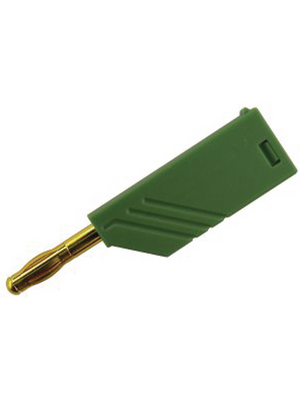 SKS Kontakttechnik - LAS N WS AU GRN / GREEN - Plug ? 4 mm green CAT I N/A, LAS N WS AU GRN / GREEN, SKS Kontakttechnik
