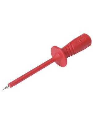 SKS Kontakttechnik - PRUEF 2600 C2 ROT / RED - Test probe ? 4 mm red 1000 VAC 1000 VDC, 1 A, PRUEF 2600 C2 ROT / RED, SKS Kontakttechnik