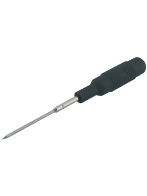 SKS Kontakttechnik - MZS 1 - PRUEF SCHWARZ / BLACK - Test probe ? 4 mm black 30 VAC 60 VDC, 1 A, MZS 1 - PRUEF SCHWARZ / BLACK, SKS Kontakttechnik