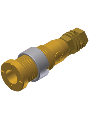SKS Kontakttechnik - MSEB 2600 G M3 AU GELB / YELLO - Safety socket ? 2 mm yellow CAT III N/A, MSEB 2600 G M3 AU GELB / YELLO, SKS Kontakttechnik