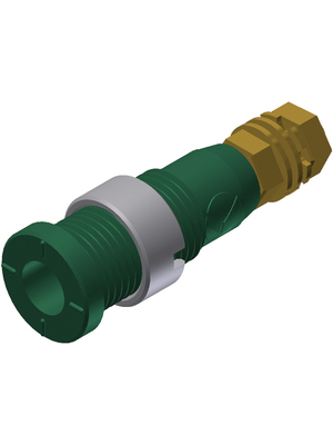 SKS Kontakttechnik - MSEB 2600 G M3 AU GRN / GREEN - Safety socket ? 2 mm green CAT III N/A, MSEB 2600 G M3 AU GRN / GREEN, SKS Kontakttechnik