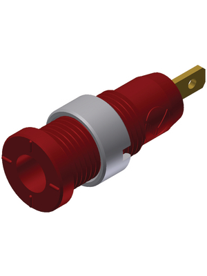 SKS Kontakttechnik - MSEB 2610 F2,8 AU ROT / RED - Safety socket ? 2 mm red CAT III N/A, MSEB 2610 F2,8 AU ROT / RED, SKS Kontakttechnik