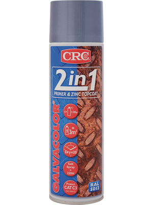 CRC - ANTICORROSIVE-COLOR, BLUE, NOR - Anticorrosive coloured lacquer Spray 500 ml, ANTICORROSIVE-COLOR, BLUE, NOR, CRC