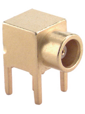 Huber+Suhner - 85_MCX-75-0-1/111_NE - PCB Jack 75 Ohm MCX 90°, 85_MCX-75-0-1/111_NE, Huber+Suhner