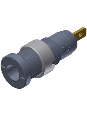 SKS Kontakttechnik - MSEB 2610 F2,8 AU GRAU / GREY - Safety socket ? 2 mm grey CAT III N/A, MSEB 2610 F2,8 AU GRAU / GREY, SKS Kontakttechnik