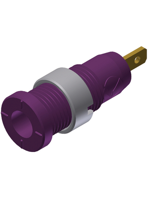 SKS Kontakttechnik - MSEB 2610 F2,8 AU VIOLETT / VI - Safety socket ? 2 mm violet CAT III N/A, MSEB 2610 F2,8 AU VIOLETT / VI, SKS Kontakttechnik