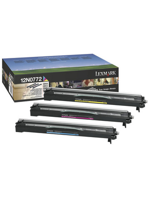 Lexmark - 12N0772 - Colour photo developer kit Cyan / magenta / yellow, 12N0772, Lexmark