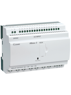 Crouzet - XB26 24 VDC - Logic controller Millenium 3 XB26 24 VDC, 16 DI (6 D/A), 10 RO, XB26 24 VDC, Crouzet