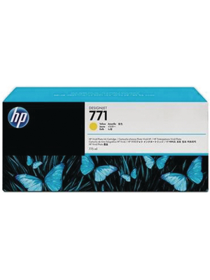 Hewlett Packard (DAT) - CR253A - Ink triple pack 771 yellow, CR253A, Hewlett Packard (DAT)