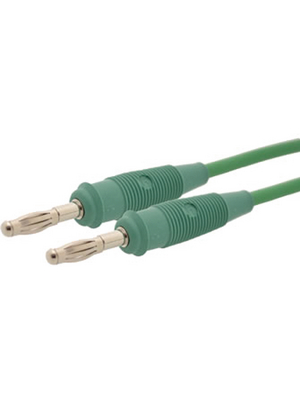 SKS Kontakttechnik - SML 100/1 GREEN - Test lead ? 4 mm green 100 cm 1 mm2 CAT I, SML 100/1 GREEN, SKS Kontakttechnik