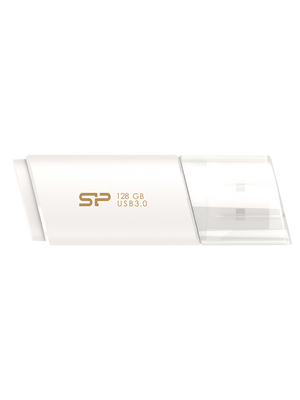 Silicon Power - SP128GBUF3B06V1W - USB Stick Blaze B06 128 GB white, SP128GBUF3B06V1W, Silicon Power