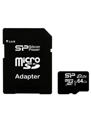 Silicon Power - SP032GBSTHBU1V10-SP - Elite UHS-1 Class 10 microSD card 32 GB, SP032GBSTHBU1V10-SP, Silicon Power