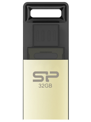 Silicon Power - SP032GBUF2X10V1C - USB Stick OTG Mobile X10 32 GB graphite grey, SP032GBUF2X10V1C, Silicon Power