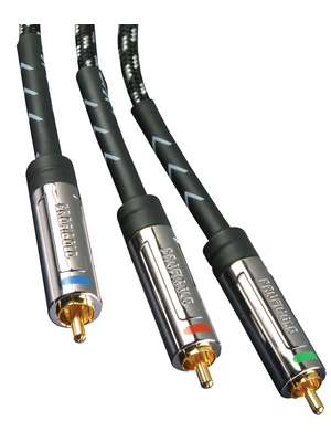 Profigold - OXYV3301 - Audio cable 1.00 m black/grey, OXYV3301, Profigold