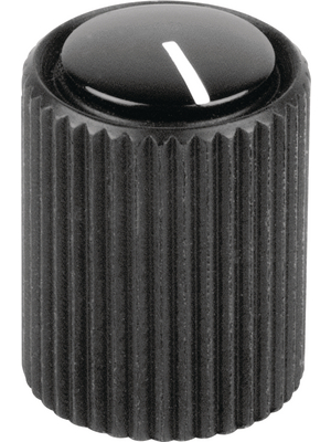 Mentor - 531.43 - Aluminium rotary knob black 12 mm, 531.43, Mentor